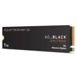 WD 1TB Black SN7100 M.2 NVMe Gen4 SSD, M.2 2280, PCIe4, RW 72506900 MBs, 1000K1400K IOPS