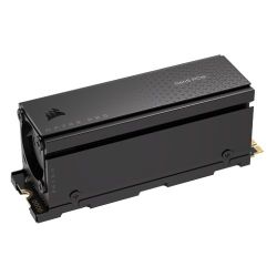 Corsair 2TB MP700 PRO Gen5 M.2 NVMe SSD w Air Cooler, M.2 2280, PCIe 5.0, RW 12.4K11.8K MBs, 1.5M1.6M IOPS
