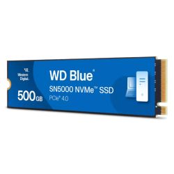 WD 500GB Blue SN5000 M.2 NVMe Gen4 SSD, M.2 2280, PCIe4, 3D NAND TLC, RW 50004000 MBs, 460K770K IOPS