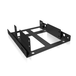 Icy Box IB-AC643 Dual 2.5 Drive Mounting Kit, Frame to Fit  2x 2.5 SSDHDD into a 3.5 Drive Bay