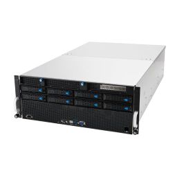 Asus ESC4000A-E10 AMD EPYC 7002 2U Single-Socket GPU Barebone Server, AMD SP3, Supports 8 GPUs, Dual GB LAN, OCP 3.0, PCIe 4.0, M.2, 2200W Platinum PSU