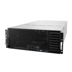 Asus ESC8000 G410G 4U High-Density GPU Barebone Server, Intel C621, Dual Socket 3647, Supports 8 GPUs, Dual 10G LAN, 8 Bay Hot-Swap, 2+1 1600W Platinum PSU