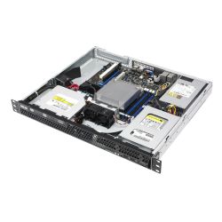Asus RS100-E9-PI2 1U Quiet Barebone Server for Xeon E3-1200, Intel C232, S 1151, 4x DDR4, 2 Bay, 2x M.2, Dual GB LAN, 250W PSU