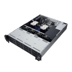 Asus RS520-E9-RS12-E 2U Rack-Optimised Barebone Server, Intel C621, Dual Socket 3647, 16x DDR4, 12 Bay Hot-Swap, OCP 2.0 Mezzanine Connector, 1+1 800W Platinum PSU