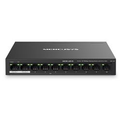 Mercusys MS110P 10-Port 10100Mbps Desktop Switch with 8-Port PoE+, Metal Case