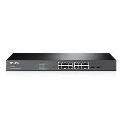 TP-LINK T1600G-18TS 16-Port Gigabit Smart Switch, 2 SFP Slots, VLAN, L2+
