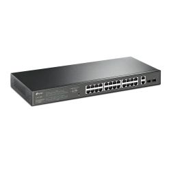 TP-LINK TL-SG1428PE 28-Port Gigabit PoE+ Easy Smart Switch, 24-Port PoE+, 2 SFP Ports, Rackmountable 