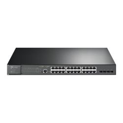 TP-LINK TL-SG3428MP JetStream 28-Port Gigabit L2 Managed Switch with 24-Port PoE+, 4 SFP Slots, Rackmountable