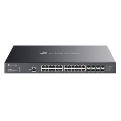 TP-LINK SX3832MPP Omada 32-Port 10GE L2+ Managed Switch with 24-Port PoE++, 8x 110 Gbps SFP+ Slots, Rackmountable