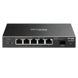 TP-LINK SG2206MP Omada Access 6-Port Gigabit Switch with 4-Port PoE+, 5x GB RJ45, 1x GB SFP, Centralized Management, Metal Casing