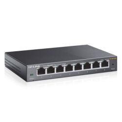 TP-LINK TL-SG108E 8-Port Gigabit Easy Smart Switch, Steel Case