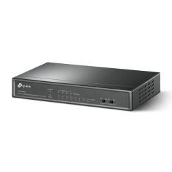 TP-LINK TL-SF1008LP 8-Port 10100Mbps Unmanaged Desktop Switch, 4-Port PoE, Intelligent Power, Steel Case