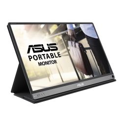 Asus 15.6 Portable IPS Monitor MB16AP, 1920 x 1080, USB-C USB-A adapter, USB-powered, Ultra-slim, Auto-rotatable, Smart Case Stand