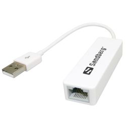 Sandberg 113-78 USB 2.0 to 10100 Ethernet Network Adapter, 5 Year Warranty