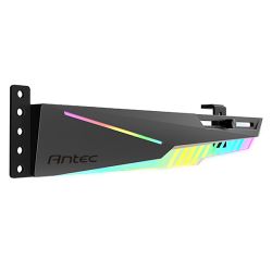 Antec Dagger ARGB Graphics Card Five-Hole Support Bracket, Tool-Free, Anti-Scratch & Shock-Absorbing Pad, Black