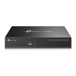 TP-LINK VIGI NVR1016H 16-Channel NVR, No HDD Max 10TB, Quick Lookup and Playback, Remote Monitoring, H.265+, Two-Way Audio