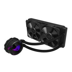 Asus ROG STRIX LC240 240mm Liquid CPU Cooler, 2 x 12cm PWM Fans, RGB Cooling