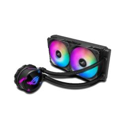 Asus ROG STRIX LC240 RGB 240mm Liquid CPU Cooler, Addressable RGB, 2 x PWM Fan, Black Cooling