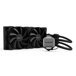 Be Quiet! Pure Loop 280mm Liquid CPU Cooler, 2 x 14cm Pure Wings 2 PWM Fans, White LED Lighting Cooling