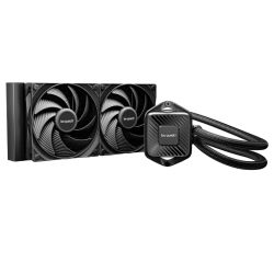 Be Quiet! Pure Loop 3 240mm Liquid CPU Cooler, 2x Pure Wings 3 Daisy-chained PWM Fans, PWM Pump w 6-Pole Motor, Black