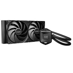 Be Quiet! Pure Loop 3 280mm Liquid CPU Cooler, 2x Pure Wings 3 Daisy-chained PWM Fans, PWM Pump w 6-Pole Motor, Black