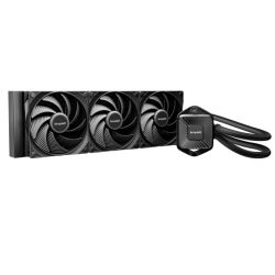 Be Quiet! Pure Loop 3 360mm Liquid CPU Cooler, 3x Pure Wings 3 Daisy-chained PWM Fans, PWM Pump w 6-Pole Motor, Black