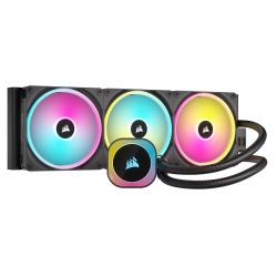 Corsair iCUE LINK H170i 420mm RGB Liquid CPU Cooler, QX140 RGB Magnetic Dome Fans, 20 LED Pump Head, iCUE LINK Hub Included, Black