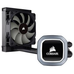 Corsair Hydro H60 120mm Liquid CPU Cooler, 1 x 12cm PWM Fan, LED Pump Head