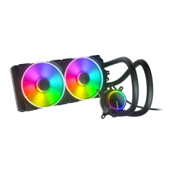 Fractal Design Celsius+ S28 Prisma 280mm ARGB Liquid CPU Cooler, PWM Fan Hub, ARGB Pump, 2x Prisma AL-14 PWM ARGB Fans Cooling