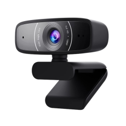 Asus Webcam C3 USB FHD Webcam with Beamforming Mic, 1080p, 30fps, 90� Tilt, 360� Rotation