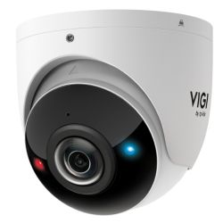 TP-LINK InSight S485PI VIGI 8MP Outdoor IR Panoramic Turret Network Camera, IP67, PoE, 180° Panorama, AI DetectionClassification, Red-Blue Warning Lights