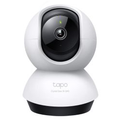 TP-LINK TAPO C220 PanTilt AI Home Security Wi-Fi Camera, 2K 4MP QHD, 360°, Night Vision, Smart AI Detection, Alarms, Two-Way Audio