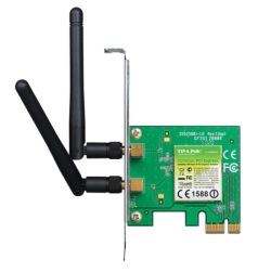 TP-LINK TL-WN881ND 300Mbps Wireless N PCI Express Adapter, 2 Detachable Antennas, Low Profile Bracket
