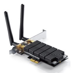 TP-LINK Archer T6E AC1300 400+867 Wireless Dual Band PCI Express Adapter, 2 Antennas