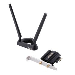 Asus_PCE-AX58BT_AX3000_574+2402_Wireless_Dual_Band_PCI_Express_Wi-Fi_6_Adapter_Bluetooth_5.0__WPA3_OFDMA_&_MU-MIMO_External_Base