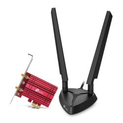 TP-LINK Archer TXE75E AXE5400 Wi-Fi 6E Tri-Band PCI Express Adapter, Bluetooth 5.2