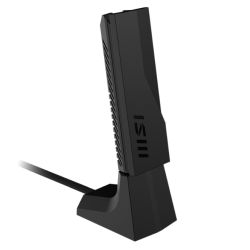 MSI GUBE65 BE6500 Wi-Fi 7 Wireless USB Adapter, Tri-Band, USB 3.0, MLO, 4K-QAM, WPA3, Cradle