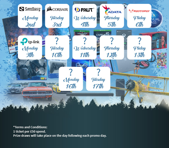 12 Days of Christmas Giveaways calendar