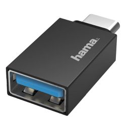 ADPT-HAMUSBC-200311 - Hama USB 3.2 Gen1 OTG Adapter, USB-C Male to USB-A Female, 5Gbps Hama USB 3.2 Gen1 OTG Adapter, USB-C Male to USB-A Female, 5Gbps