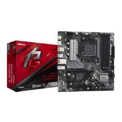ASMBB550MPGAMING4 - Asrock B550M PHANTOM GAMING 4, AMD B550, AM4, Micro ATX, 4 DDR4, HDMI, DP, XFire, PCIe4, M.2 Asrock B550M PHANTOM GAMING 4, AMD B550, AM4, Micro ATX, 4 DDR4, HDMI, DP, XFire, PCIe4, M.2