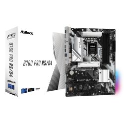 ASMBB760PRORSD4 - Asrock B760 PRO RSD4, Intel B760, 1700, ATX, 4 DDR4, HDMI, DP, 2.5G LAN, PCIe4, 3x M.2, RGB Asrock B760 PRO RSD4, Intel B760, 1700, ATX, 4 DDR4, HDMI, DP, 2.5G LAN, PCIe4, 3x M.2, RGB