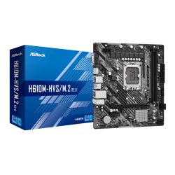 ASMBH610MHVSM.2 - Asrock H610M-HVSM.2 R2.0, Intel H610, 1700, Micro ATX, 2 DDR4, VGA, HDMI, PCIe4, 1x M.2 Asrock H610M-HVSM.2 R2.0, Intel H610, 1700, Micro ATX, 2 DDR4, VGA, HDMI, PCIe4, 1x M.2