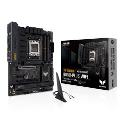 AUMBB650PLTUFWI - Asus TUF GAMING B650-PLUS WIFI, AMD B650, AM5, ATX, 4 DDR5, HDMI, DP, Wi-Fi 6, 2.5G LAN, PCIe5, 3x M.2 Asus TUF GAMING B650-PLUS WIFI, AMD B650, AM5, ATX, 4 DDR5, HDMI, DP, Wi-Fi 6, 2.5G LAN, PCIe5, 3x M.2