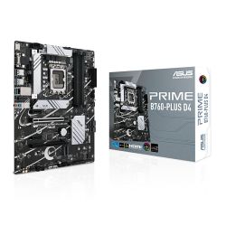 AUMBB760PLPRD4V2 - Asus PRIME B760-PLUS D4, Intel B760, 1700, ATX, 4 DDR4, VGA, HDMI, DP, 2.5G LAN, PCIe5, 3x M.2 Asus PRIME B760-PLUS D4, Intel B760, 1700, ATX, 4 DDR4, VGA, HDMI, DP, 2.5G LAN, PCIe5, 3x M.2