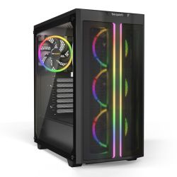CAA-BQPB500-BLKFX - Be Quiet! Pure Base 500 FX Gaming Case w Glass Window, ATX, 4 ARGB Fans, ARGB PWM Hub, LED Control Button, USB-C Be Quiet! Pure Base 500 FX Gaming Case w Glass Window, ATX, 4 ARGB Fans, ARGB PWM Hub, LED Control Button, USB-C