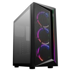 CAA-CMCP510-Z - Cooler Master CMP 510 Gaming Case w Glass Side, ATX, 3x ARGB Fans, ARGB Strip, Mesh Front, Breathable PSU Shroud, Black Cooler Master CMP 510 Gaming Case w Glass Side, ATX, 3x ARGB Fans, ARGB Strip, Mesh Front, Breathable PSU Shroud, Black