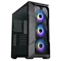 CAA-CMTD500MESHV2 - Cooler Master MasterBox TD500 Mesh V2 Gaming Case w Glass Side, E-ATX, 3x ARGB Fans, ARGB Fan Hub, FineMesh Front, USB-C, Black Cooler Master MasterBox TD500 Mesh V2 Gaming Case w Glass Side, E-ATX, 3x ARGB Fans, ARGB Fan Hub, FineMesh Front, USB-C, Black