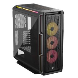 CAA-COR5000TRGB-BLK - Corsair iCUE LINK 5000T LX RGB Gaming Case w Glass Side, E-ATX, 3x RGB Fans & iCUE LINK Hub, RGB Light Strips, USB-C, Asus BTF Compatible, Black Corsair iCUE LINK 5000T LX RGB Gaming Case w Glass Side, E-ATX, 3x RGB Fans & iCUE LINK Hub, RGB Light Strips, USB-C, Asus BTF Compatible, Black