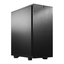 CAA-FRDE7CO - Fractal Design Define 7 Compact Black Solid Gaming Case, ATX, 2 Fans, Sound Dampening, Ventilated PSU Shroud, USB-C Fractal Design Define 7 Compact Black Solid Gaming Case, ATX, 2 Fans, Sound Dampening, Ventilated PSU Shroud, USB-C