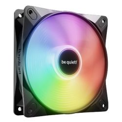 CF120-BQLWLXPWMHS - Be Quiet! BL123 Light Wings LX 120mm PWM High-Speed ARGB Case Fan, Rifle Bearing, Impeller w 16 LEDs, Daisy-Chain, Up to 2100 RPM, Black Be Quiet! BL123 Light Wings LX 120mm PWM High-Speed ARGB Case Fan, Rifle Bearing, Impeller w 16 LEDs, Daisy-Chain, Up to 2100 RPM, Black